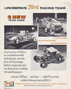 yzzr[ ͌^ fJ[ re[WV[gho[OtH[h[VOfJ[vintage ad sheet 2600 lindberg ford racing team model cars