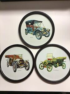 yzzr[ ͌^ fJ[ AeB[NEF`fbglot of 3 antique car displays welch, model t amp; peerless