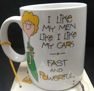 yzzr[ ͌^ fJ[ Avptf}O034;i like my men like i like my cars fast amp; powerful amp; a model every year034; mug