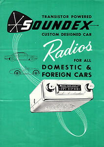 yzzr[ ͌^ fJ[ gWX^p[JX^J[WIptbgftransistor power soundex custom designed car radios 1960 brochure many models