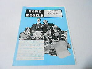 【送料無料】ホビー 模型車 モデルカー #ビンテージカタログ#ハウモデル3 1960 vintage catalog 2216 howe models ships cars cannons