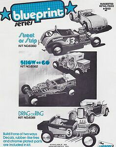 yzzr[ ͌^ fJ[ re[WV[gho[OV[YfJ[Lbgvintage ad sheet 1847 lindberg blueprint series model car kit