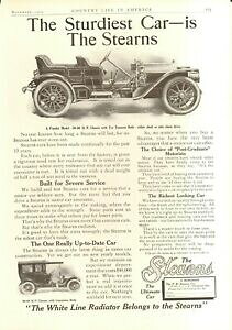 yzzr[ ͌^ fJ[ fgm[{fBre[WvgIWi1910 stearns model 30 toy tonneau body car vintage print ad original