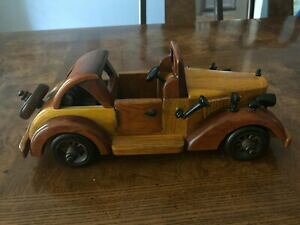 yzzr[ ͌^ fJ[ re[WNVbNftBMAvintage collectible classic wooden car model toygiftfigurine