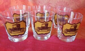 yzzr[ ͌^ fJ[ re[WxeXRb`EBXL[OXtH[hfZbgvintage veteran classic car scotch whiskey glasses ford model t a set 6