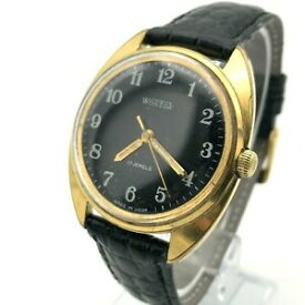 【送料無料】腕時計　ヴィンテージクラシックフォーマルゴールドメッキメンズエクスポートvintage vostok classic formal gold plated au mens wristwatch ussr export 18k su