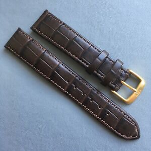 【送料無料】腕時計 オリジナルヴィンテージレザーウォッチストラップストラップエンドoriginal vintage dimodell genuine leather watch strap 18mm strap ends nos