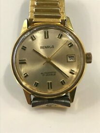 【送料無料】腕時計　ベンラスジュエルデイトウォッチ1960s benrus automatic 17 jewel date watch