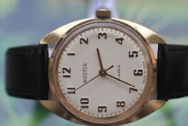 【送料無料】腕時計　メンズベリービッグヴィンテージメックロシアヴォストークゴールドメッキウォッチジュエルズmens very big vintage mech russian vostok goldplated watch 17 jewels