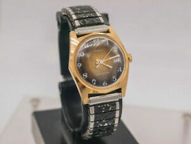 【送料無料】腕時計　タイムススプライトメンズハンドウィンドブラウンゴールドアラビアイギリス1976 timex sprite mens hand wind browngold arabic wrist watch uk made