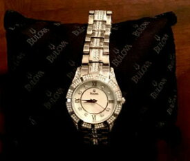 【送料無料】腕時計　ブローバスワロフスキークリスタルステンレススチールbulova swarovski crystal stainless steel watch 96l116