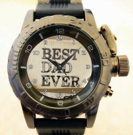 【送料無料】腕時計　パーソナライズカスタムロゴテキストpersonalised quality custom wrist watch add logo photo text dad fathers day gift