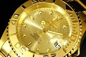 【送料無料】腕時計　インビクタメンズプロダイバーコインエッジイエローゴールドトーンスチールウォッチ9010ob invicta mens pro diver coin edge automatic yellow gold tone steel watch