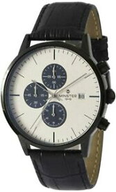 【送料無料】腕時計　ミンスターメンズアナログクォーツウォッチレザーストラップminster 1949 mens analog quartz watch with leather strap mn41220
