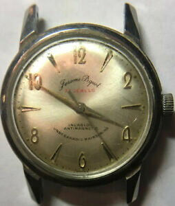 yzrv@Be[WWF[YWGXL_Co[rare vintage 1960s jerome piquot mens wrist watch 25 jewels skin diver runs
