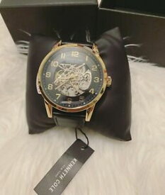 【送料無料】腕時計　ケネスコールニューヨークメンズステンレススチールレザーkenneth cole york mens stainless steel amp; leather automatic watch