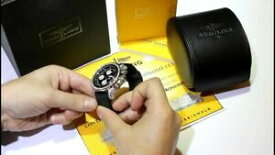 【送料無料】腕時計　ブライトリングブラックウォッチプレゼンテーションボックスケースアウターベークライト