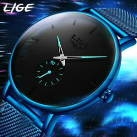 【送料無料】腕時計　メンズラグジュアリービジネスカジュアルクォーツウォッチ2020 lige mens luxury business casual quartz watch
