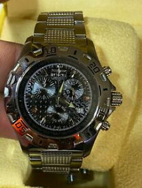 【送料無料】腕時計　メンズシルバートーンインビクタクロノグラフアナログウォッチmens silver tone invicta 5388 chronograph analog watch with date feature