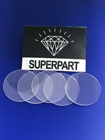 【送料無料】腕時計　フラットラウンドサファイアクリスタル10mm flat round sapphire crystal