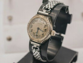 【送料無料】腕時計　ウォルサムサファイアアラビア1926 waltham sapphire 60s 15j 14k gf arabic numeral womens wrist watch