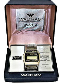 【送料無料】腕時計　ウォルサムデジタルクォーツソリッドステートウォッチバッテリーwaltham digital quartz solid state watch x051m68 hong kong needs battery