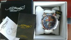 【送料無料】腕時計　エドハーディメンズホワイトウォッチゴージャスed hardy mens revolution flaming cross, white watch absolutely gorgeous