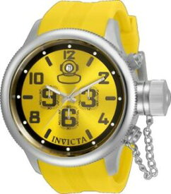 【送料無料】腕時計　インビクタメンズクラシックロシアダイバーレモンイエロークロノグラフウォッチinvicta mens 52mm classic russian diver lemon yellow chronograph watch 33014