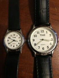 【送料無料】腕時計　ハーズマッチングタイムクォーツhis amp; hers matching time quartz watches both have fresh batteries and are runing