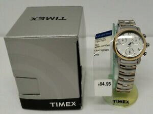yzrv@re[WY^CXCfBONmOt{bNXS[hVo[Xgbvvintage mens timex indiglo chronograph 20582 in box gold silver strap