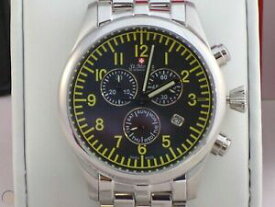 【送料無料】腕時計　ゲンツロータリーサンモリッツスイスメイドメンズクロノグラフブレスレットウォッチgents rotary st moritz swiss made mens chronograph bracelet watch gb0362019