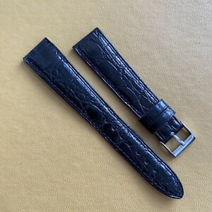 腕時計 オリジナルヴィンテージジャンクロードペランクロコダイルレザーストラップoriginal vintage jean claude perrin genuine crocodile leather strap 19mm ends