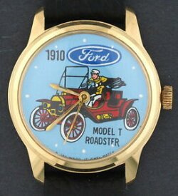 【送料無料】腕時計　ヴィンテージジェイワードジュエルモデルフォードキャターウォッチvintage 1970 jay ward 17 jewel 17j model t ford windup character watch