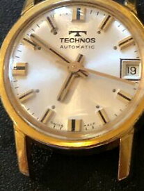 【送料無料】腕時計　ヴィンテージテクノスジュエルスイスvintage technos automatic 30442 17 jewels swiss classy womens wrist watch runs