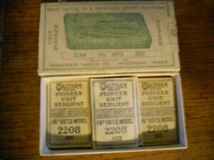 �y���������z�r���v�@�E�H���T�����f�����C���X�v�����O�p�C�I�j�A���j�b�g���W���G���gwaltham 16s 1872 model mainspring 2208 022 pioneer unit resilient nos