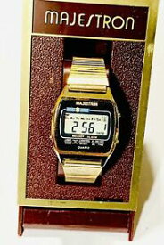 【送料無料】腕時計　ヴィンテージマジェストロンクロノグラフメロディーデジタルvintage majestron chronograph melody digital lcd wrist watch from 1970s245m
