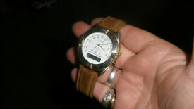 【送料無料】腕時計　メンズアナデジアラームウォッチヴィンテージプロトタイプtimex mens anadigi lcd alarm watch vintage possible prototype no info i can see