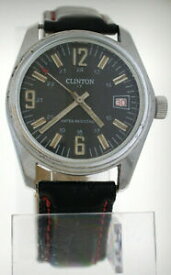 【送料無料】腕時計　ヴィンテージクリントンダイブウォッチダイバーミリタリーvintage 1960s clinton dive watch 6 atm diver date 36mm 17j military 24 hr