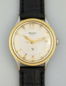 【送料無料】腕時計　ヴィンテージワイラーメンズマニュアルファンシーゴールドケースベゼルvintage wyler incaflex mens manual wind wrist watch ? fancy gold case bezel