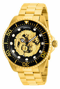 腕時計　インビクタグランドダイバードラゴンメンズゴールドトーンプロダイバーウォッチinvicta grand diver dragon automatic 26490 mens 47mm gold tone pro diver watch