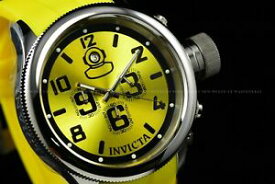 【送料無料】腕時計　インビクタメンズクラシックロシアンダイバーレモンイエロークロノグラフウォッチinvicta mens 52mm classic russian diver 1959 lemon yellow chronograph watch