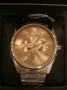 �y���������z�r���v�@�q���[�S�{�X�w���e�[�W�X�e�����X�X�`�[���u���X���b�g�E�H�b�`�u�����hhugo boss heritage stainless steel bracelet watch 1513128 brand nwt