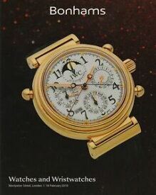 【送料無料】腕時計　オークションカタログwatches amp; wristwatches auction catalogue