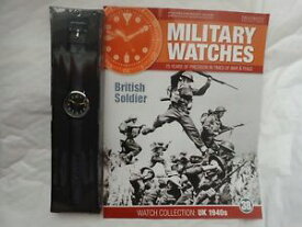 【送料無料】腕時計　イーグルモスイギリスeaglemoss military watches british soldier 1940s ww2 watch issue 38 mag