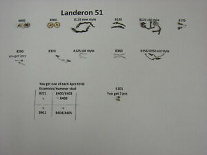 腕時計　ランドンクロノlanderon caliber 51 chrono parts 8000, 8139, 8400, 8406, 8220, 8270, 8180, 8340