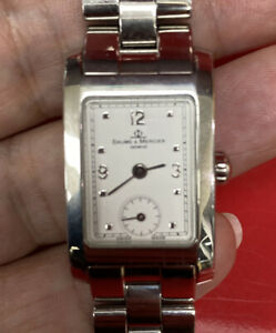 腕時計　ボームメルシエハンプトンレディースクォーツウォッチbaume amp; mercier hampton ladies quartz watch small wrist  mv045139