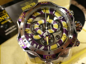 【送料無料】腕時計　インビクタリザーブキングヴェノムスイスクロノイェルパープブレスレットウォッチinvicta 32040 reserve 52mm king venom swiss chrono yellpurp bracelet watch