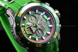 【送料無料】腕時計　インビクタメンズスキューバスターウォーズグリーンフェットクロノウォッチinvicta mens 48mm scuba star wars limited edition green boba fett chrono watch