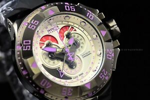腕時計　プロトタイプインビクタパープルエクスカーションメイドマスターカレンダークロノウォッチprototype invicta purple excursion swiss made master calender chrono 5040f watch