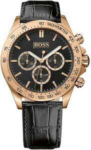 �y���������z�r���v�@�q���[�S�{�X�����Y���[�Y�S�[���h�C�R���E�H�b�` hugo boss hb 1513179 mens rose gold ikon watch 2 years warranty